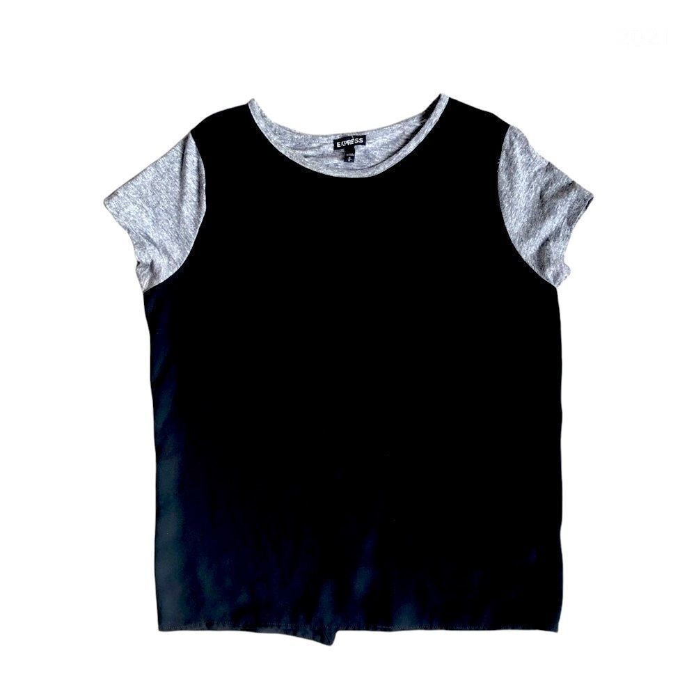 Slit Open Back Short Sleeve blouse - Picture 4 of 8